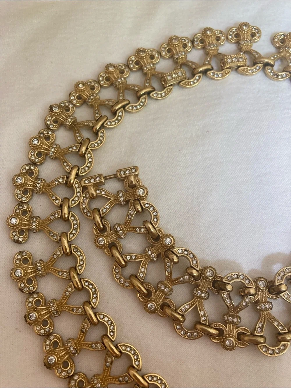 Christian Dior High End Maximalist Statement Necklace Bracelet Set